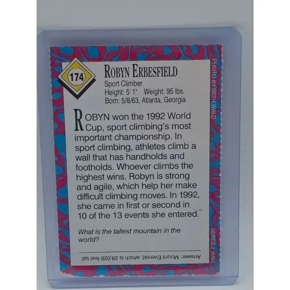 1993 Sports Illustrated for Kids #174 Robyn Erbesfield Card
